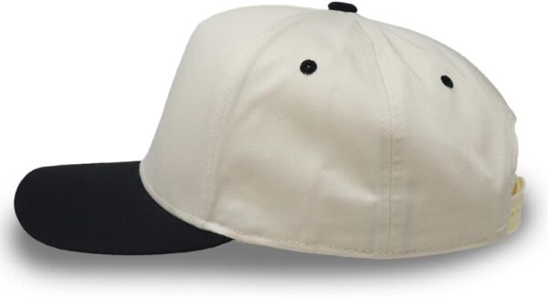 Two-Tone Blank Snapback Hat - Classic Blank Trucker Hat for Men & Women - Minimalist Baseball Cap with Foam Front - Image 2