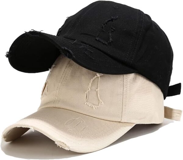 2 Pack Unisex Baseball Cap,Dad Golf Hats,Adjustable Polo Hat for Men Women