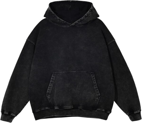 men Oversized Hoodies Vintage Hoodie Couples Pullover Acid Wash Hoodies for Men Streetwear Sweatshirts