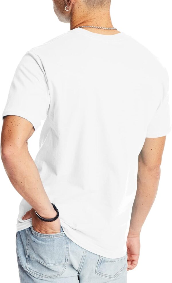 men t T-Shirt, Heavyweight Cotton Tee, 1 Or 2 Pack, Big & Tall - Image 2