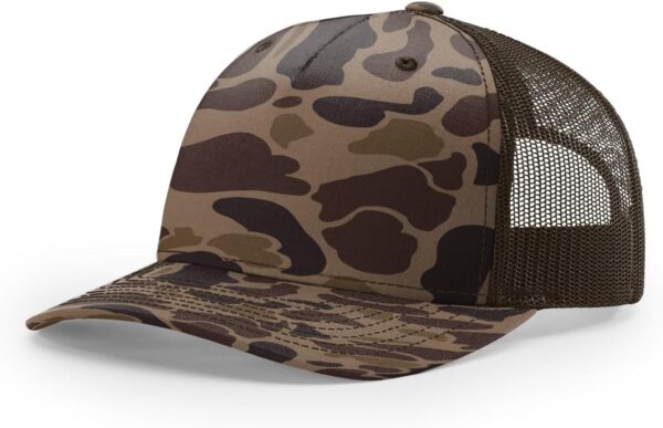 Trucker Hat - 5 Panel Premium Adjustable Snapback Hat - Structured  Blank Caps