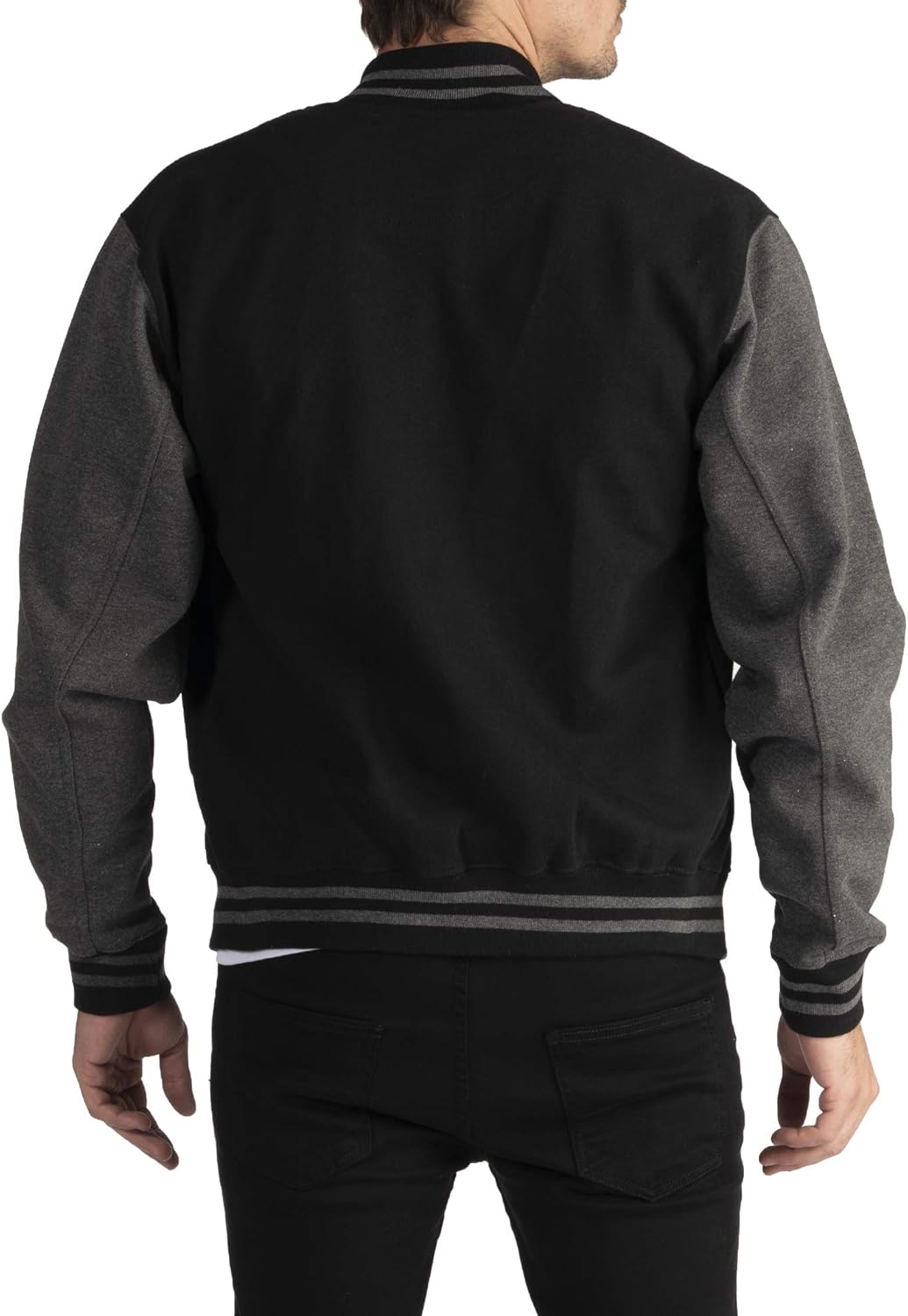 men Varsity Fce Baseball Jacket - Image 2