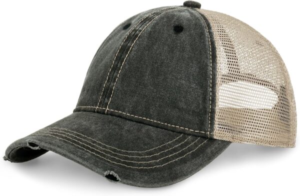 Everyday Premium Washed Trucker Hat Unstructured Distressed Pigment Dyed Cap Adjustable Outdoor Headwear