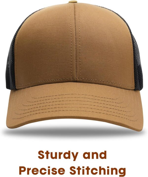 men Trucker Hat Structured Mesh Baseball Cap Adjustable Classic men Hat - Image 2