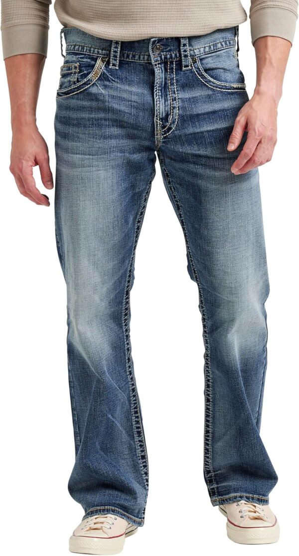 men  Relaxed Fit Straight Leg Jeans